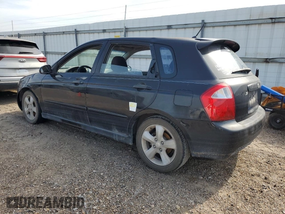 2008 Kia Spectra with VIN KNAFE161885010269, listed as a Copart auction lot 51712965 with 0 mi miles and Salvage Title. Bid and sale history available at carsss.com. Image 2.