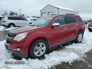 2015 Chevrolet Equinox LTZ with VIN 1GNFLHEK4FZ124763, listed as a Copart auction lot 44382625 with 105,909 mi miles and Salvage Title. Bid and sale history available at carsss.com. Image 1.