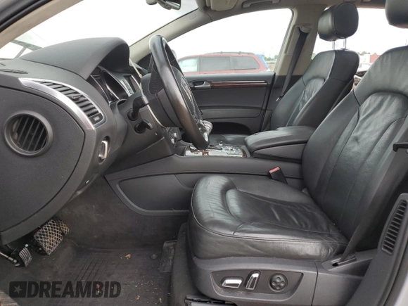 2012 Audi Q7 Premium Plus with VIN WA1LGAFE8CD002054, listed as a Copart auction lot 61968375 with Not provided miles and Salvage title. Bid and sale history available at DreamBid. Image 7.