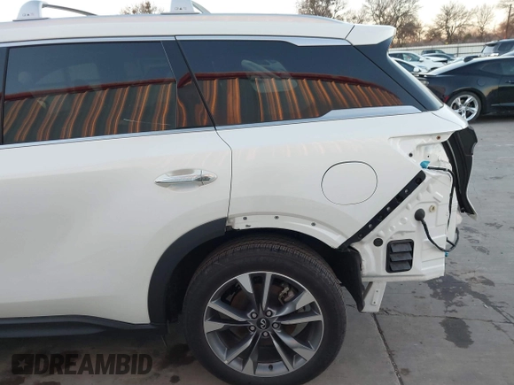 2024 Infiniti QX60 Luxe with VIN 5N1DL1FRXRC335701, listed as a IAAI auction lot 41243510 with 13,462 mi miles and . Bid and sale history available at DreamBid. Image 20.