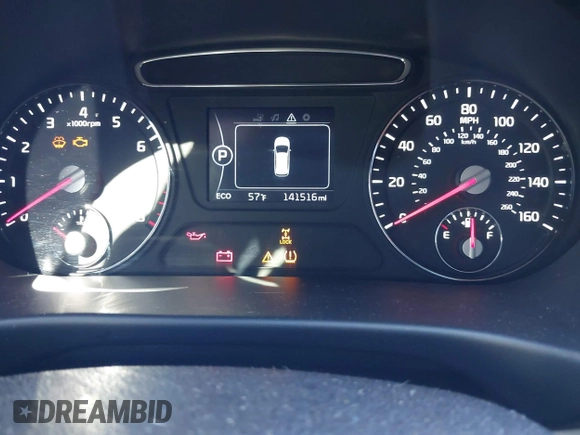 2016 Kia Sorento LX with VIN 5XYPGDA58GG137610, listed as a IAAI auction lot 41739192 with 141,516 mi miles and . Bid and sale history available at DreamBid. Image 7.