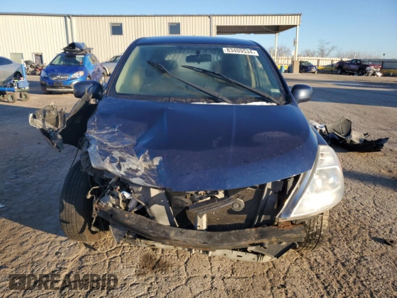 2012 Nissan Versa S with VIN 3N1BC1CP3CK267938, listed as a Copart auction lot 83409534 with 0 mi miles and Salvage Title. Bid and sale history available at carsss.com. Image 5.