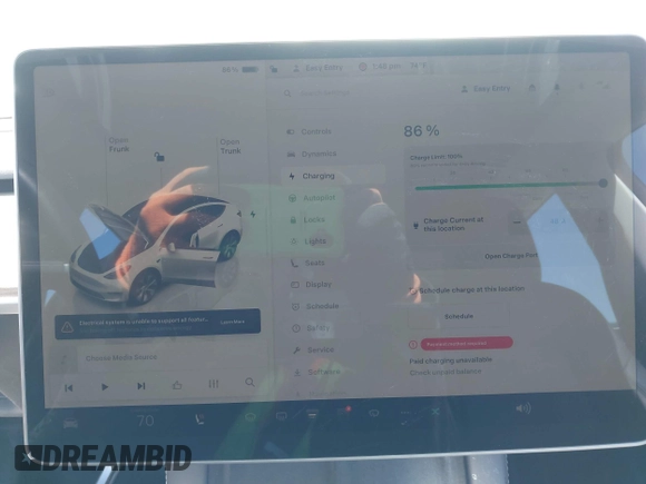 2023 Tesla Model Y Long Range with VIN 7SAYGDEE1PF660444, listed as a IAAI auction lot 42065046 with 23,601 mi miles and . Bid and sale history available at DreamBid. Image 18.