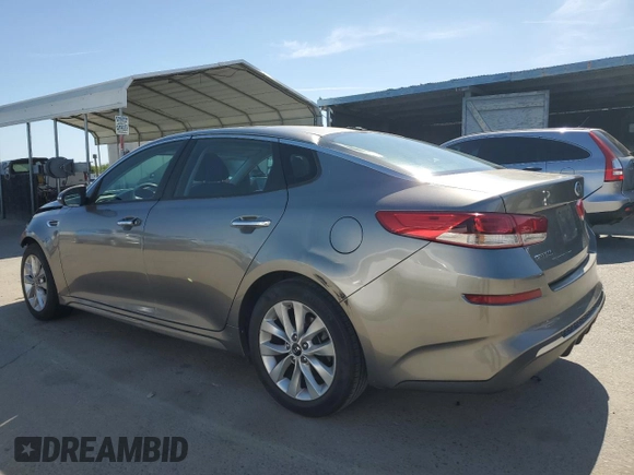 2017 Kia Optima LX with VIN 5XXGT4L38HG139046, listed as a Copart auction lot 57180555 with 105,007 mi miles and Clean title. Bid and sale history available at DreamBid. Image 2.