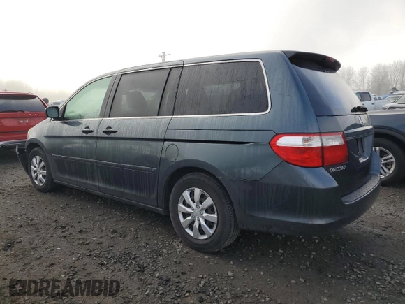 2006 Honda Odyssey LX with VIN 5FNRL382X6B097238, listed as a Copart auction lot 47231495 with 155,289 mi miles and Salvage Title. Bid and sale history available at carsss.com. Image 2.