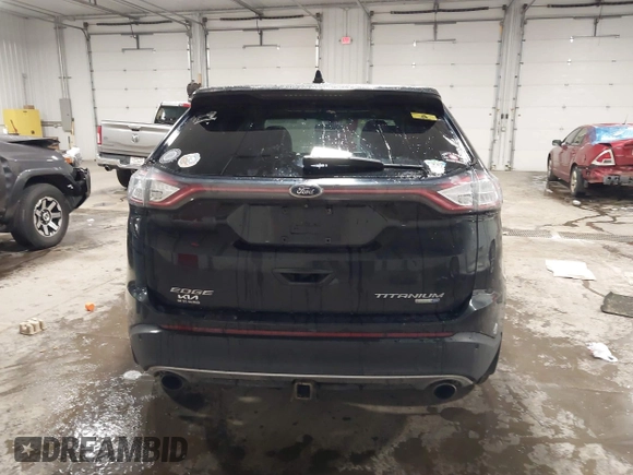 2015 Ford Edge Titanium z VIN 2FMTK4K91FBB27482, wystawiony jako IAAI lot #41919347 z przebiegiem 177 268 mil mil oraz . Historia ofert i sprzedaży dostępna na DreamBid. Obrazek 16.