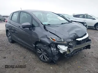 2018 Honda Fit EX-L with VIN 3HGGK5H90JM723470, listed as a IAAI auction lot 41289334 with 27,499 mi miles. Bid and sale history available at carsss.com. Image 1.