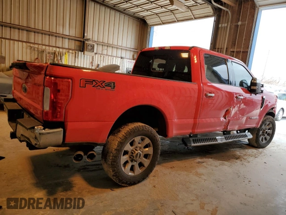 2019 Ford Super Duty F-250 SRW XL with VIN 1FT7W2BT9KEC06567, listed as a Copart auction lot 47051345 with 301,577 mi miles and Salvage Title. Bid and sale history available at carsss.com. Image 3.