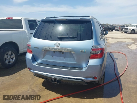 2009 Toyota Highlander Hybrid with VIN JTEEW41AX92033863, listed as a IAAI auction lot 41788531 with 215,787 mi miles. Bid and sale history available at carsss.com. Image 16.
