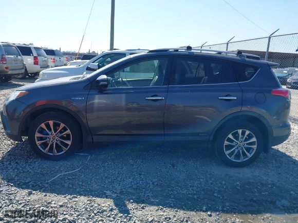 2017 Toyota RAV4 Hybrid Limited with VIN JTMDJREV8HD135223, listed as a IAAI auction lot 41660105 with NaN miles. Bid and sale history available at carsss.com. Image 14.