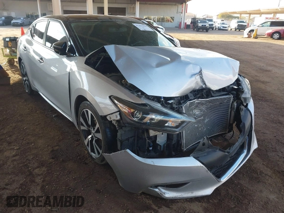 2017 Nissan Maxima SV with VIN 1N4AA6AP0HC378464, listed as a IAAI auction lot 41461554 with 118,028 mi miles and . Bid and sale history available at DreamBid. Image 1.