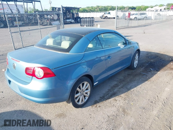 2007 Volkswagen Eos 2.0T with VIN WVWFA71F17V029541, listed as a IAAI auction lot 42171659 with 185,293 mi miles and . Bid and sale history available at DreamBid. Image 4.