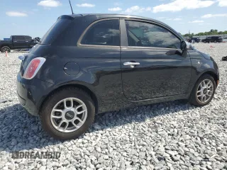 2012 FIAT 500 Pop with VIN 3C3CFFAR4CT106202, listed as a Copart auction lot 55217065 with 124,402 mi miles and Clean Title. Bid and sale history available at carsss.com. Image 3.