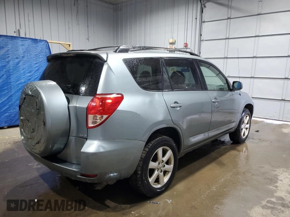 2008 Toyota RAV4 Ltd with VIN JTMBK31V385064708, listed as a Copart auction lot 47539185 with 248,559 mi miles and Salvage Title. Bid and sale history available at carsss.com. Image 3.