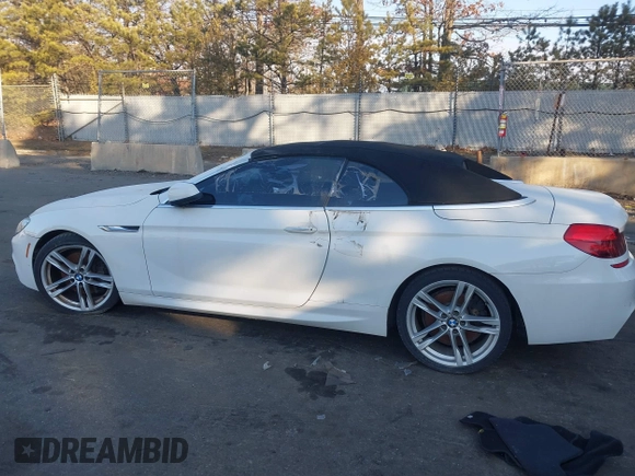 2012 BMW 6 Series 650i with VIN WBALZ3C51CDL73084, listed as a IAAI auction lot 41656473 with 61,152 mi miles. Bid and sale history available at carsss.com. Image 14.