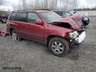 2007 Toyota Highlander with VIN JTEHP21A270192772, listed as a Copart auction lot 49184715 with 0 mi miles and Salvage Title. Bid and sale history available at carsss.com. Image 4.