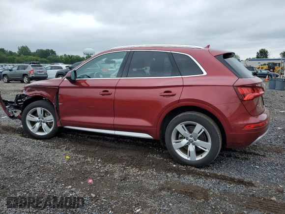 2018 Audi Q5 Premium Plus with VIN WA1BNAFY1J2043744, listed as a Copart auction lot 60854055 with 95,595 mi miles and Clean title. Bid and sale history available at DreamBid. Image 2.