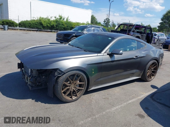 2015 Ford Mustang EcoBoost with VIN 1FA6P8TH8F5394953, listed as a IAAI auction lot 42618352 with 101,302 mi miles and . Bid and sale history available at DreamBid. Image 15.