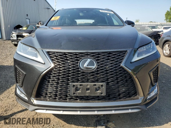 2022 Lexus RX 350 F Sport with VIN 2T2SZMDA6NC333238, listed as a Copart auction lot 62311605 with 57,786 mi miles and Salvage title. Bid and sale history available at DreamBid. Image 5.