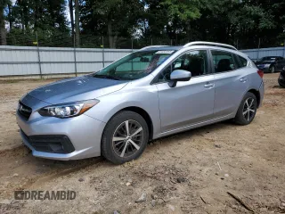 2020 Subaru Impreza Premium with VIN 4S3GTAD60L3712392, listed as a Copart auction lot 61432365 with 60,984 mi miles and Salvage title. Bid and sale history available at DreamBid. Image 1.
