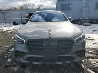 2023 Mercedes-Benz S-Class S 580 with VIN W1K6G7GB6PA195876, listed as a Copart auction lot 42567275 with 7,738 mi miles and Salvage Title. Bid and sale history available at carsss.com. Image 5.