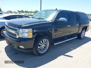 2007 Chevrolet Silverado 1500 LTZ with VIN 3GCEK13M07G519978, listed as a IAAI auction lot 41975934 with 222,828 mi miles. Bid and sale history available at carsss.com. Image 2.