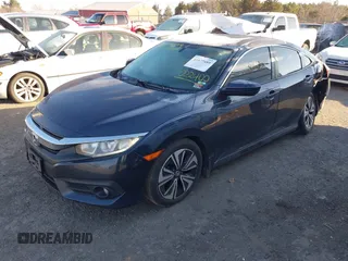2017 Honda Civic Sedan EX-L with VIN 19XFC1F75HE022400, listed as a IAAI auction lot 41677489 with 157,237 mi miles. Bid and sale history available at carsss.com. Image 2.