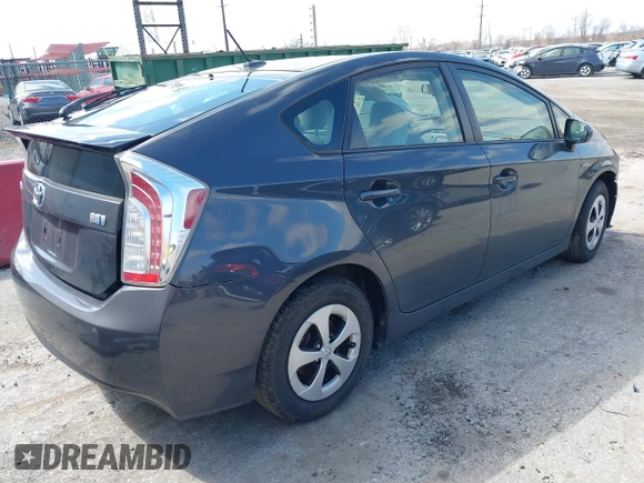 2015 Toyota Prius Four with VIN JTDKN3DUXF0432144, listed as a IAAI auction lot 41788839 with 126,462 mi miles. Bid and sale history available at carsss.com. Image 4.