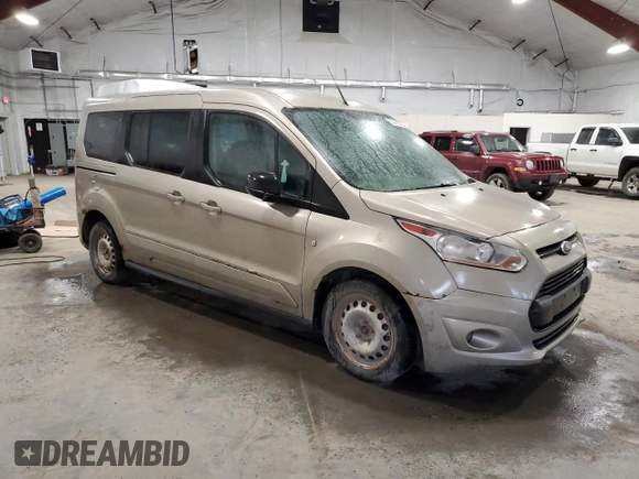 2014 Ford Transit Connect XLT z VIN NM0GS9F78E1140636, wystawiony jako Copart lot #50446275 z przebiegiem 270 082 mil mil oraz Czysty tytuł • Clean title. Historia ofert i sprzedaży dostępna na DreamBid. Obrazek 4.