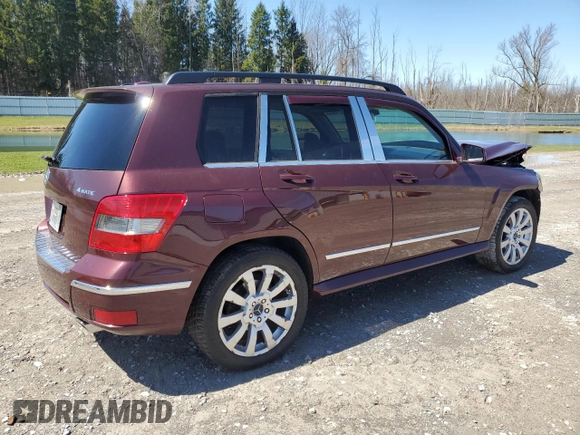 2010 Mercedes-Benz GLK 350 with VIN WDCGG8HB8AF431323, listed as a Copart auction lot 53615625 with Not Provided miles and Salvage Title. Bid and sale history available at DreamBid. Image 3.