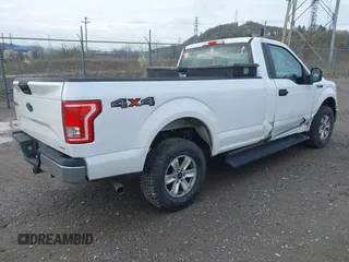 2016 Ford F-150 XL with VIN 1FTMF1EF4GKE09829, listed as a IAAI auction lot 41947402 with 124,150 mi miles and . Bid and sale history available at DreamBid. Image 4.