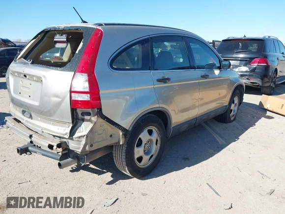 2007 Honda CR-V LX with VIN JHLRE38397C007842, listed as a IAAI auction lot 41411153 with 297,262 mi miles. Bid and sale history available at carsss.com. Image 4.