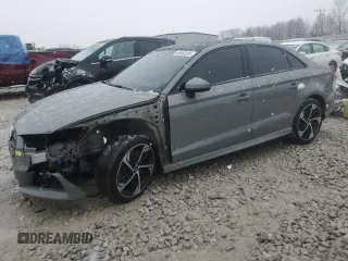 2020 Audi A3 Sedan S line Premium with VIN WAUBEGFF7LA102826, listed as a Copart auction lot 46953235 with 65,293 mi miles and Non Repairable. Bid and sale history available at carsss.com. Image 1.