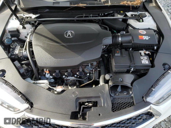 2018 Acura TLX w/Technology Pkg with VIN 19UUB3F55JA000511, listed as a Copart auction lot 47259135 with 48,259 mi miles and Salvage Title. Bid and sale history available at carsss.com. Image 11.