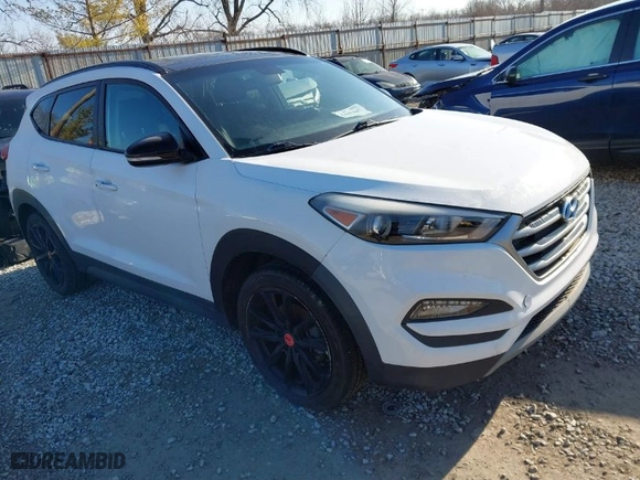 2017 Hyundai Tucson Value with VIN KM8J33A28HU533047, listed as a IAAI auction lot 41853087 with 74,238 mi miles. Bid and sale history available at carsss.com. Image 1.