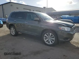 2010 Toyota Highlander Hybrid with VIN JTEBW3EH8A2045874, listed as a Copart auction lot 49644965 with 130,070 mi miles and Salvage Title. Bid and sale history available at carsss.com. Image 4.