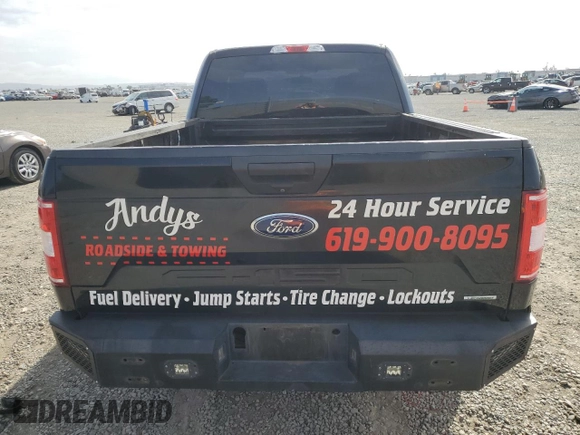 2019 Ford F-150 XL with VIN 1FTEX1CP6KKC50723, listed as a Copart auction lot 56405785 with 333,894 mi miles and Salvage title. Bid and sale history available at DreamBid. Image 6.