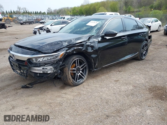 2020 Honda Accord EX with VIN 1HGCV1F41LA056074, listed as a IAAI auction lot 42123670 with 71,822 mi miles and . Bid and sale history available at DreamBid. Image 2.