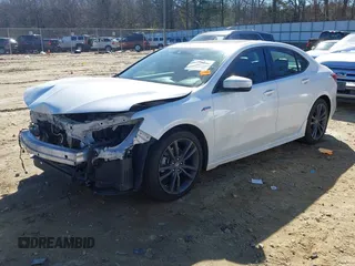 2018 Acura TLX w/A-SPEC Pkg with VIN 19UUB2F63JA007945, listed as a IAAI auction lot 41320172 with 160,616 mi miles. Bid and sale history available at carsss.com. Image 19.