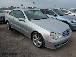 2007 Mercedes-Benz CLK-Class 3.5L with VIN WDBTJ56H17F212593, listed as a Copart auction lot 74792414 with 0 mi miles and Salvage Title. Bid and sale history available at carsss.com. Image 4.