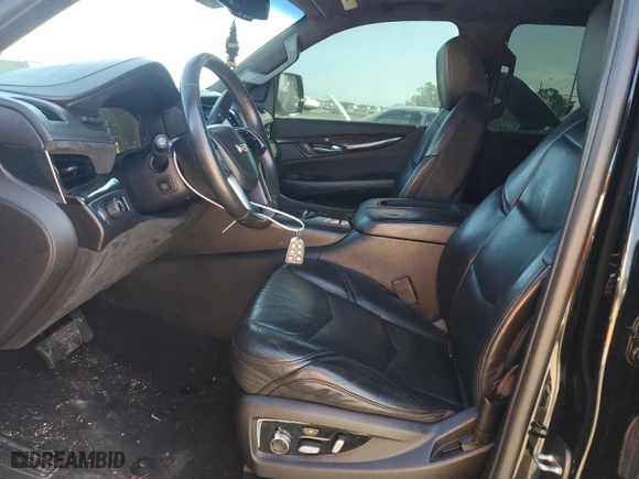 2015 Cadillac Escalade Platinum with VIN 1GYS3PKJ5FR700240, listed as a Copart auction lot 75325384 with 145,145 mi miles and Salvage Title. Bid and sale history available at carsss.com. Image 7.