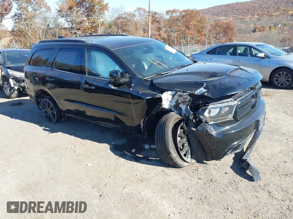 2018 Dodge Durango GT with VIN 1C4RDJDG5JC386634, listed as a IAAI auction lot 40703454 with 79,348 mi miles and . Bid and sale history available at DreamBid. Image 1.