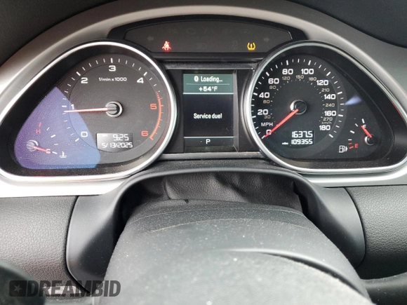2014 Audi Q7 Prestige with VIN WA1WMAFE9ED013931, listed as a Copart auction lot 56900345 with 109,355 mi miles and Salvage title. Bid and sale history available at DreamBid. Image 9.