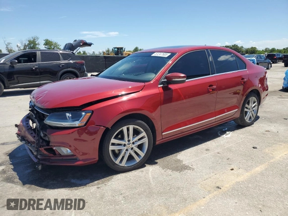 2017 Volkswagen Jetta SEL with VIN 3VWL17AJ9HM222858, listed as a Copart auction lot 61247685 with 86,819 mi miles and Salvage title. Bid and sale history available at DreamBid. Image 1.