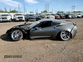 2016 Chevrolet Corvette Z06 3LZ with VIN 1G1YU2D63G5604956, listed as a Copart auction lot 77222634 with 29,658 mi miles and Salvage Title. Bid and sale history available at carsss.com. Image 11.