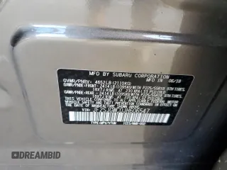 2018 Subaru Forester Touring with VIN JF2SJGWC0JH606547, listed as a Copart auction lot 46926865 with 31,721 mi miles and Salvage Title. Bid and sale history available at carsss.com. Image 12.