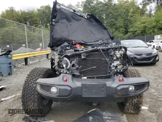 2023 Jeep Wrangler Rubicon with VIN 1C4HJXFN9PW507594, listed as a Copart auction lot 73111214 with Not provided miles and Salvage title. Bid and sale history available at DreamBid. Image 5.