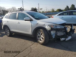 2015 Mazda CX-9 Touring with VIN JM3TB3CV3F0450497, listed as a Copart auction lot 53841845 with 124,550 mi miles and Salvage Title. Bid and sale history available at carsss.com. Image 4.