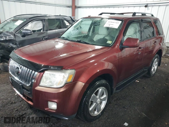 2010 Mercury Mariner Premier with VIN 4M2CN8HG9AKJ01231, listed as a IAAI auction lot 41868769 with 99,322 mi miles and . Bid and sale history available at DreamBid. Image 2.