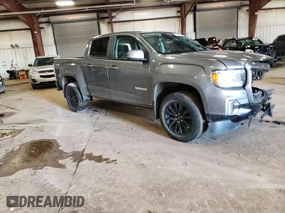 2022 GMC Canyon 4WD Elevation with VIN 1GTG6CEN8N1225500, listed as a Copart auction lot 46028785 with 42,377 mi miles and Clean Title. Bid and sale history available at DreamBid. Image 10.